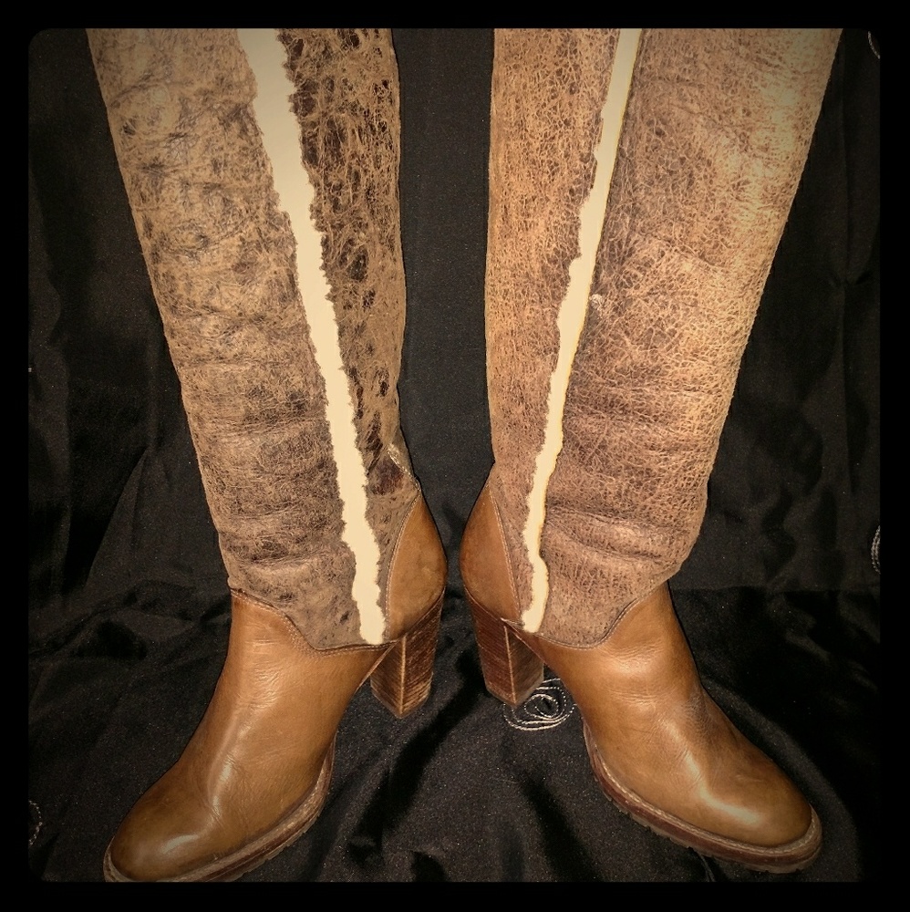 Michael Kors Brown Suede Boots